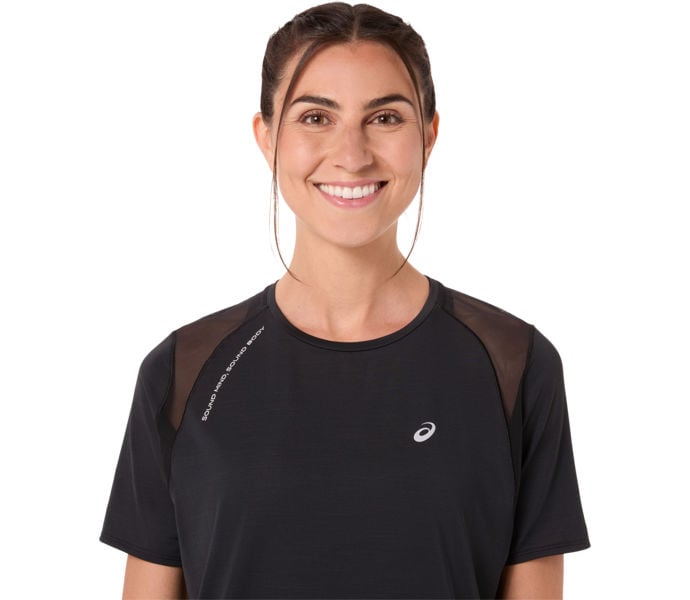 Asics ROAD SS LÖPARTSHIRT Svart