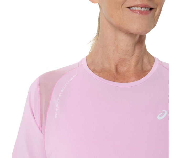 Asics ROAD SS LÖPARTSHIRT Rosa