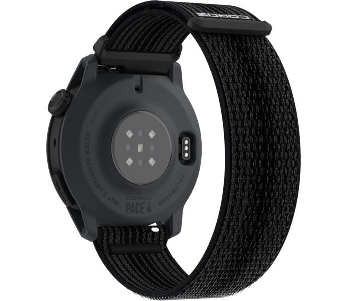 Coros PACE 4 NYLON SPORTKLOCKA Svart