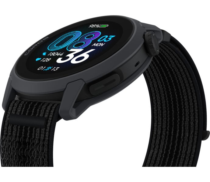 Coros PACE 4 NYLON SPORTKLOCKA Svart