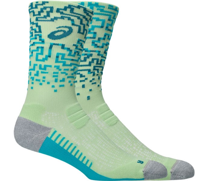 Asics PERFORMANCE RUN SOCK CREW LÖPARSTRUMPOR Grön
