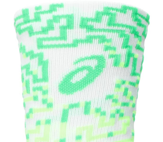 Asics PERFORMANCE RUN SOCK CREW LÖPARSTRUMPOR Grön