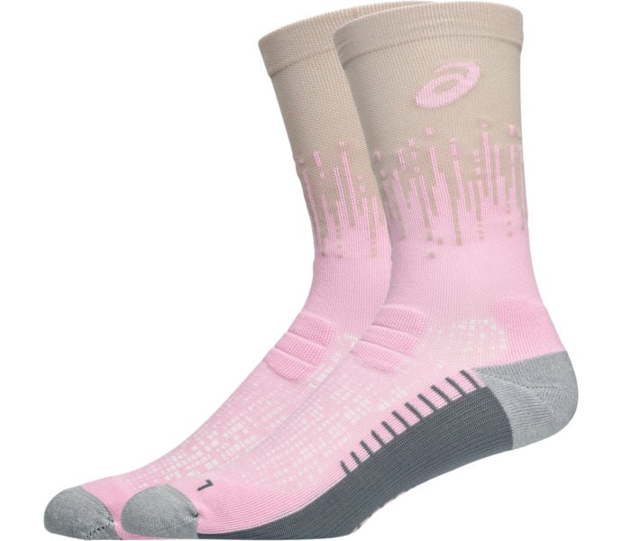 Asics PERFORMANCE RUN SOCK CREW LÖPARSTRUMPOR Rosa