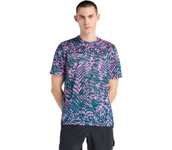 New Balance LONDON MARATHON ATHLETICS PRINTED LÖPARTSHIRT Flerfärgad