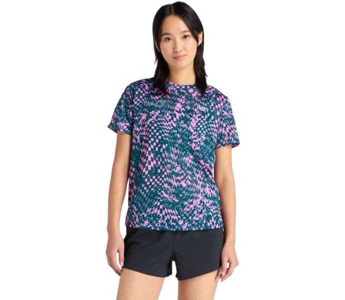 New Balance LONDON MARATHON ATHLETICS PRINTED LÖPARTSHIRT Flerfärgad