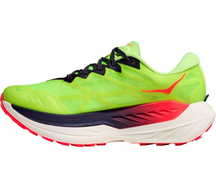 HOKA ONE ONE ROCKET X TRAIL KOLFIBERSKOR Gul