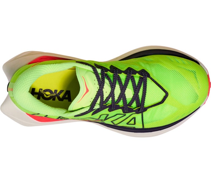 HOKA ONE ONE ROCKET X TRAIL KOLFIBERSKOR Gul