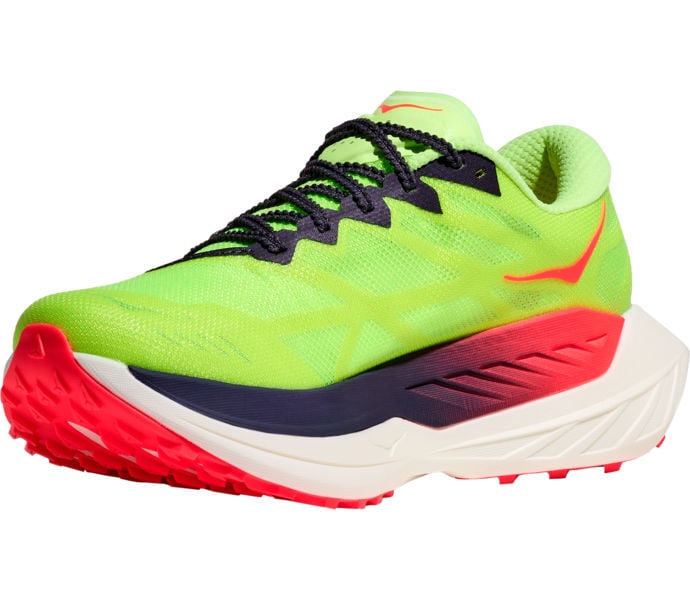 HOKA ONE ONE ROCKET X TRAIL KOLFIBERSKOR Gul