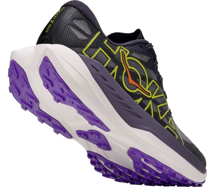 HOKA ONE ONE ROCKET X TRAIL KOLFIBERSKOR Svart