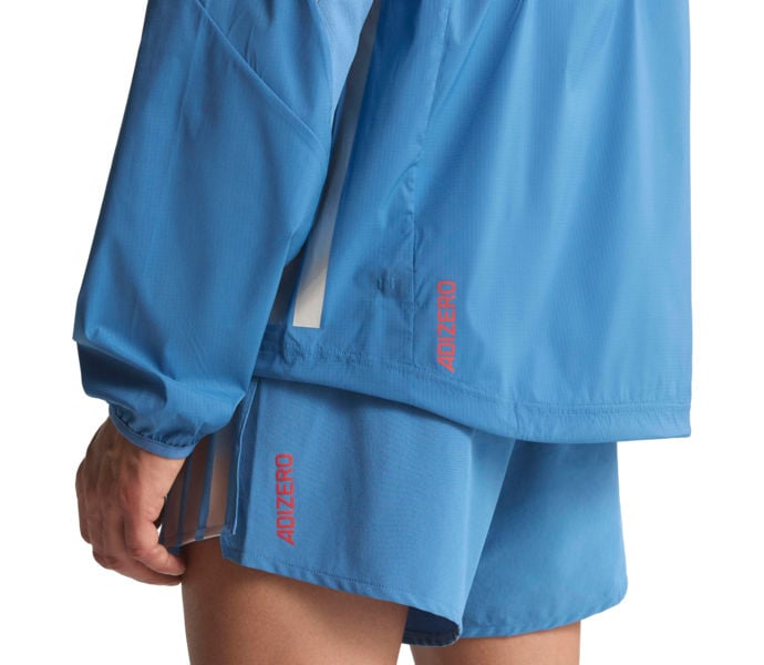 adidas ADIZERO HE JK LÖPARJACKA Blå