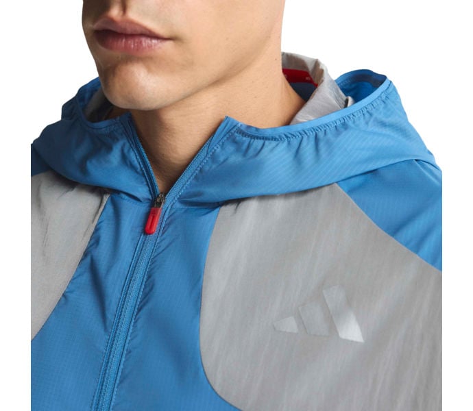 adidas ADIZERO HE JK LÖPARJACKA Blå