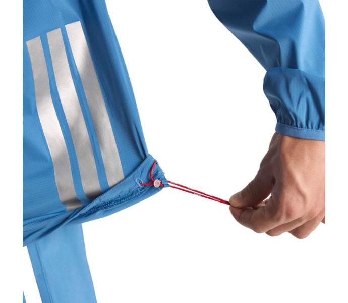 adidas ADIZERO HE JK LÖPARJACKA Blå