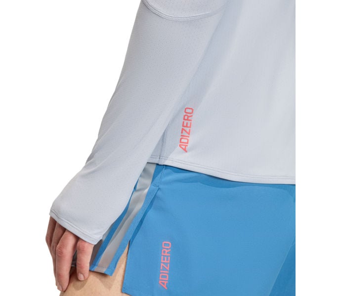 adidas ADIZERO HE LS LÖPARTRÖJA Grå
