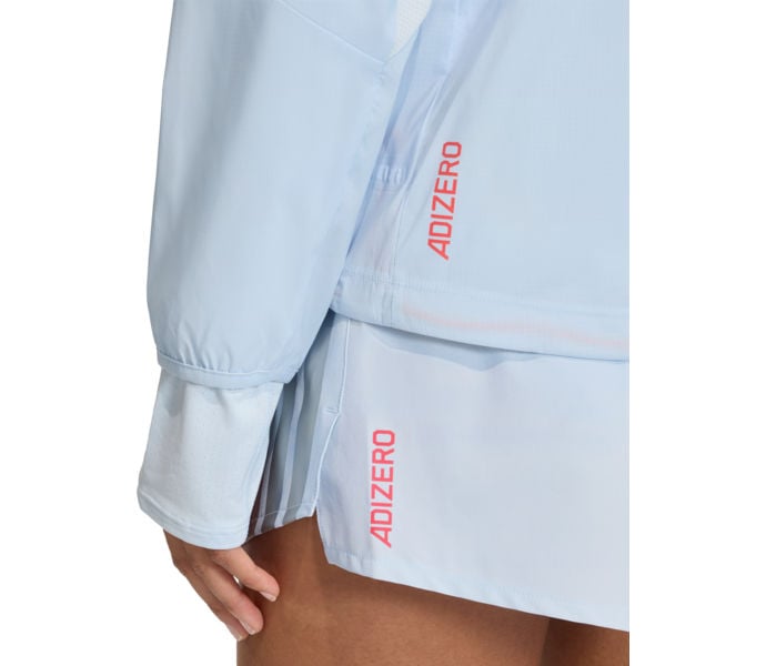 adidas ADIZERO HE JK LÖPARJACKA Blå