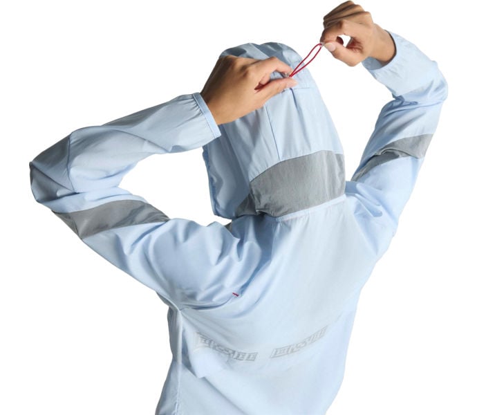 adidas ADIZERO HE JK LÖPARJACKA Blå