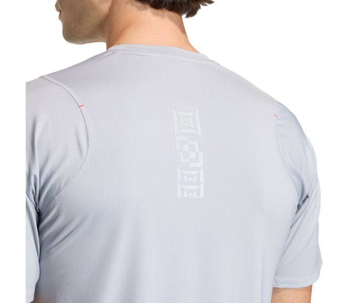 adidas ADIZERO HE LÖPARTSHIRT Grå