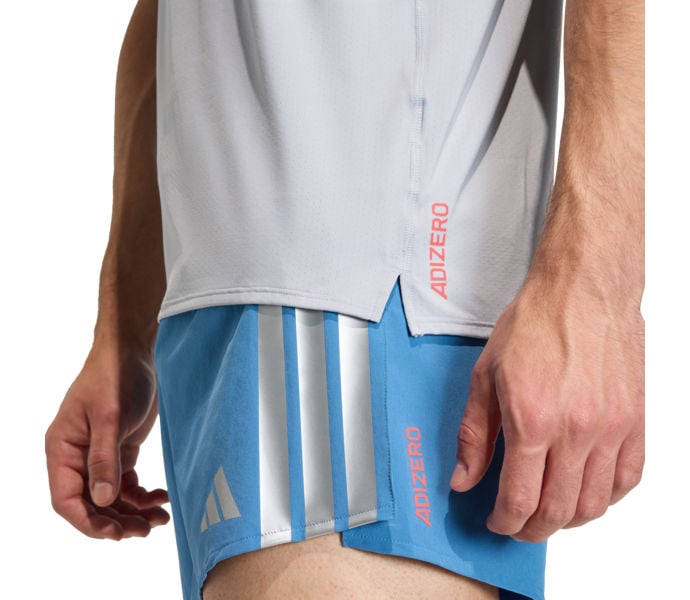 adidas ADIZERO HE LÖPARTSHIRT Grå