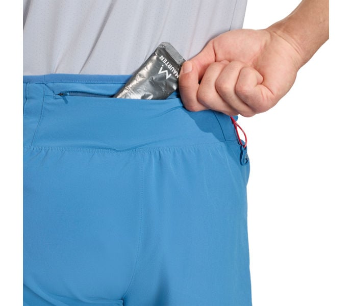 adidas ADIZERO HE ST LÖPARSHORTS Blå