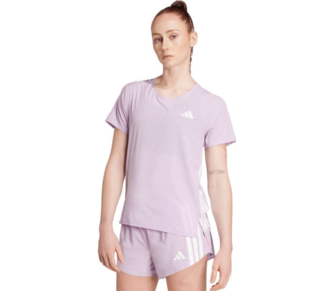 adidas ADIZERO TEE LÖPARTSHIRT Rosa