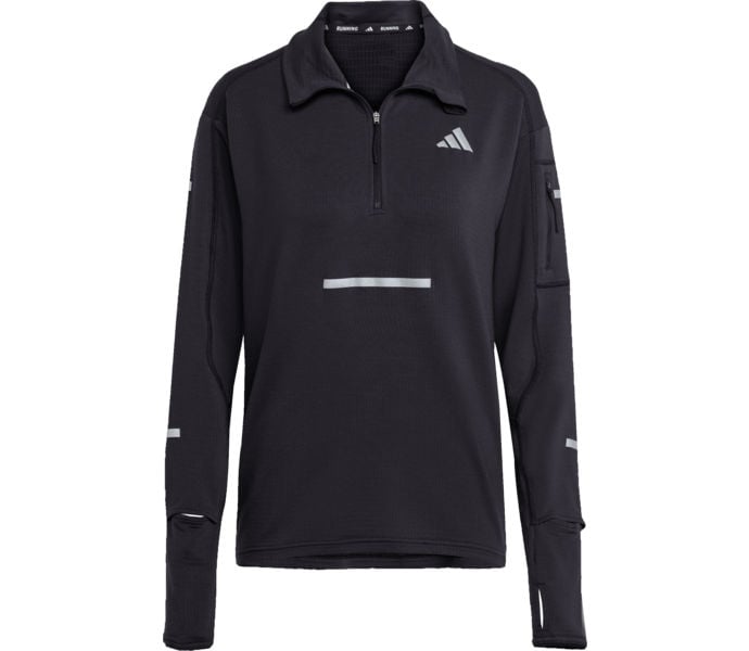 adidas ADI365 RUNNING CLIMAWARM+ HALF-ZIP LÖPARTRÖJA Svart