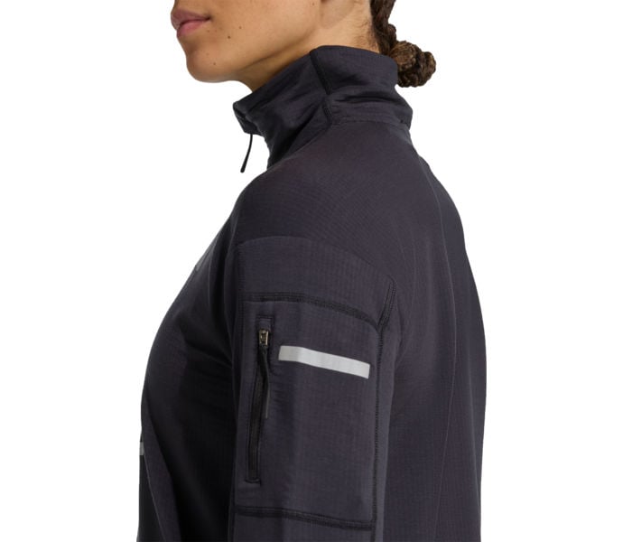 adidas ADI365 RUNNING CLIMAWARM+ HALF-ZIP LÖPARTRÖJA Svart