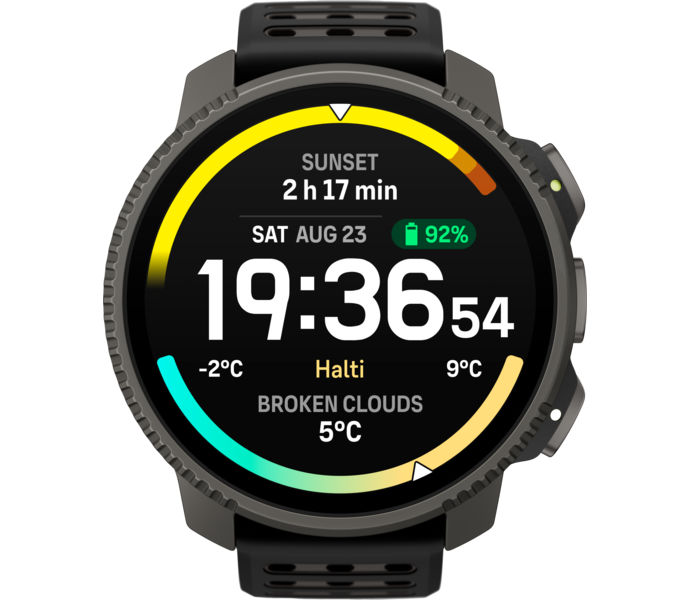Suunto VERTICAL 2 TITANIUM SPORTKLOCKA Svart
