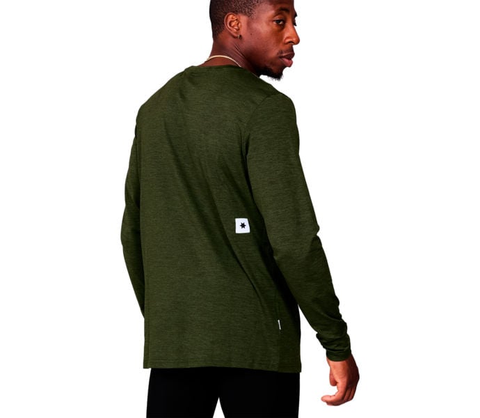 SAYSKY CLEAN PACE LONG SLEEVE LÖPARTRÖJA Grön