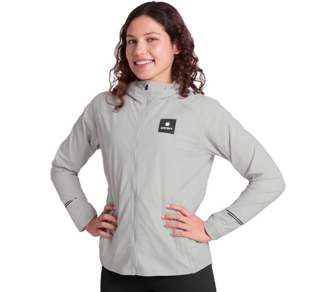 SAYSKY CLEAN PACE FLEX HOODED LÖPARJACKA Grå