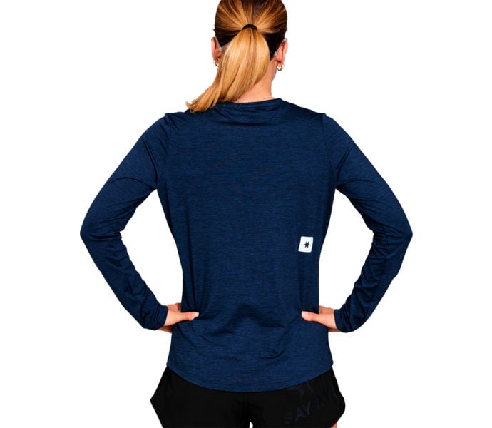 SAYSKY CLEAN PACE LONG SLEEVE LÖPARTRÖJA Blå