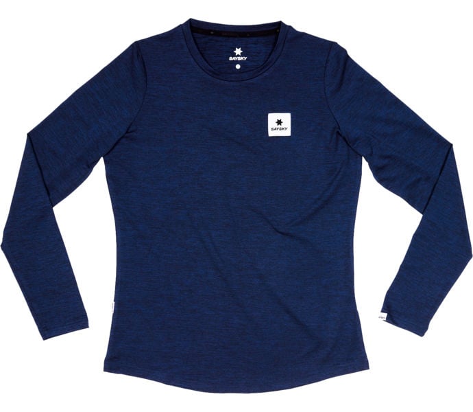 SAYSKY CLEAN PACE LONG SLEEVE LÖPARTRÖJA Blå