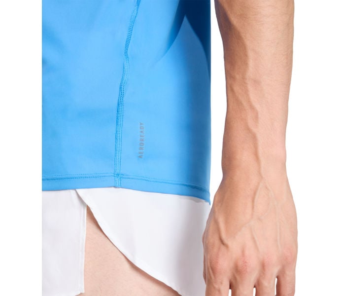 adidas ADIZERO ESSENTIAL LÖPARTSHIRT Blå