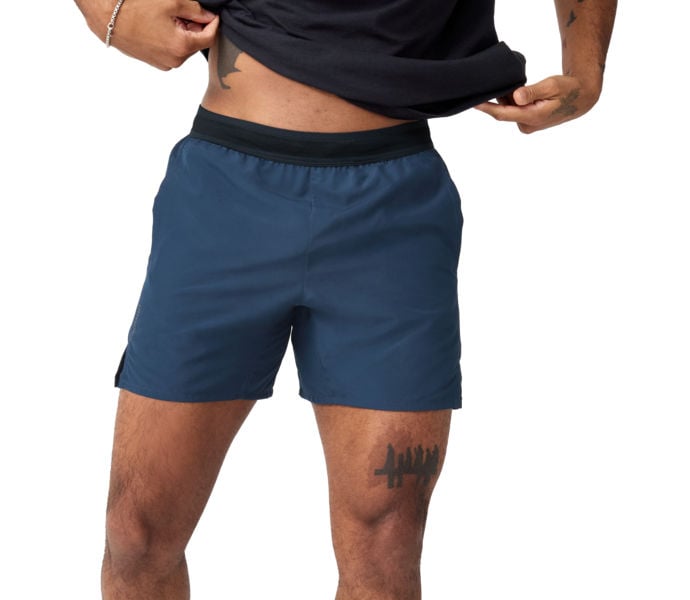 Brooks DASH 2-IN-1 SHORT 6'' LÖPARSHORTS Blå