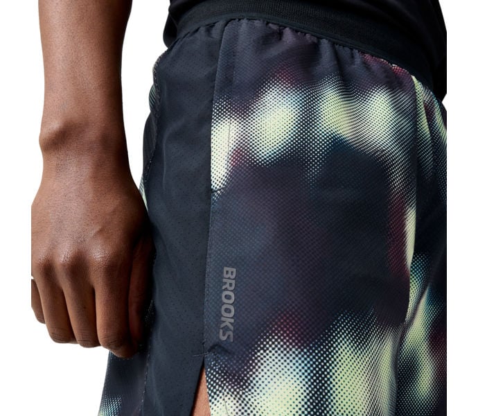 Brooks DASH SHORT PRINTED 6'' LÖPARSHORTS Flerfärgad