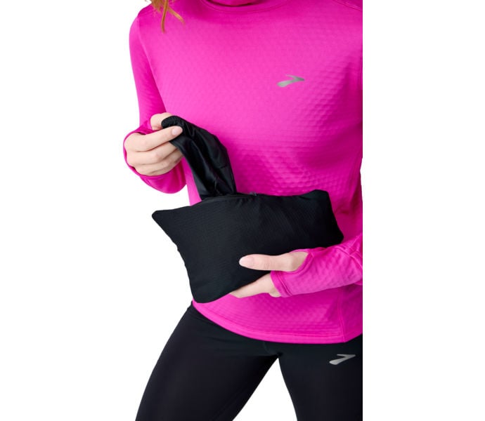 Brooks CANOPY PACKABLE JACKET LÖPARJACKA Svart