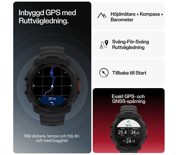 Polar STREET X SPORTKLOCKA Svart