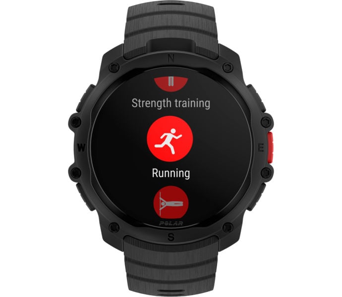 Polar STREET X SPORTKLOCKA Svart