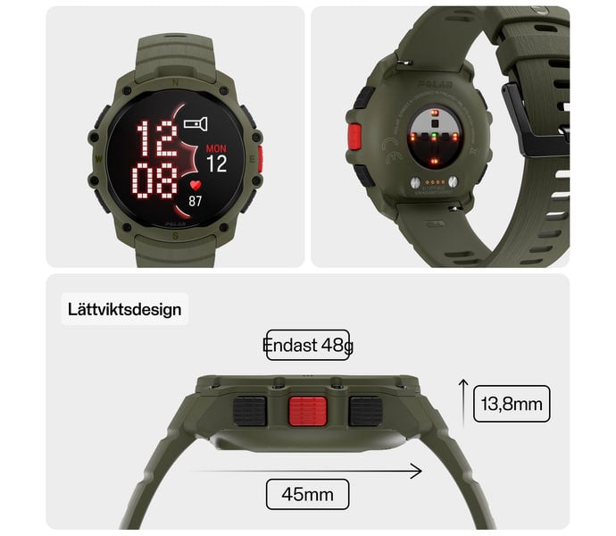 Polar STREET X SPORTKLOCKA Grön