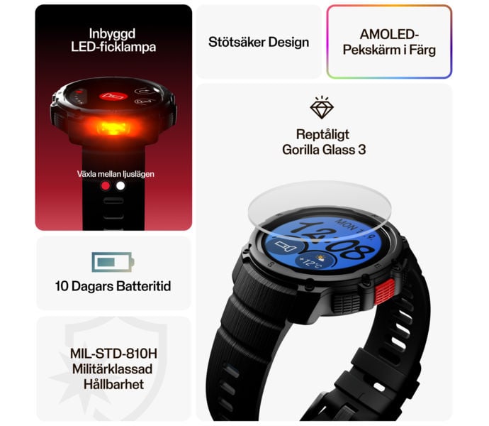 Polar STREET X SPORTKLOCKA Vit