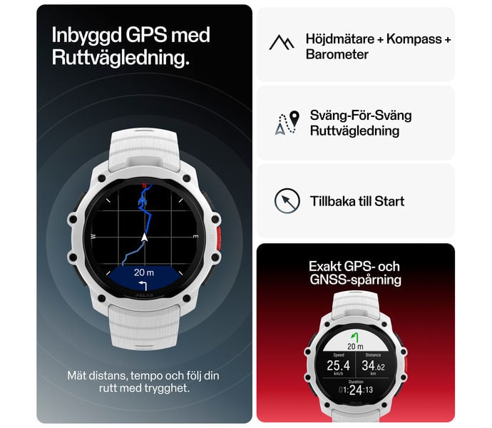 Polar STREET X SPORTKLOCKA Vit