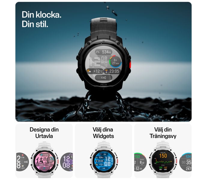 Polar STREET X SPORTKLOCKA Vit