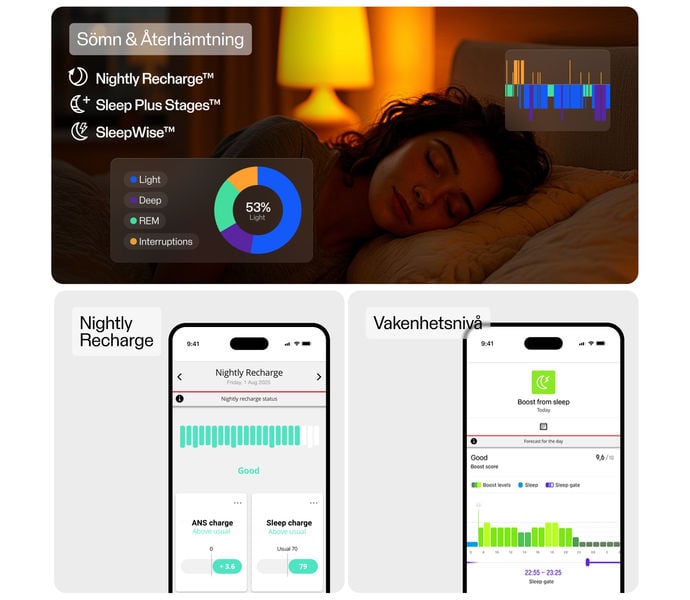 Polar LOOP HÄLSOARMBAND Beige