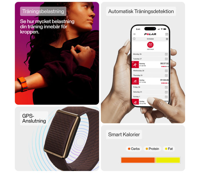 Polar LOOP HÄLSOARMBAND Brun