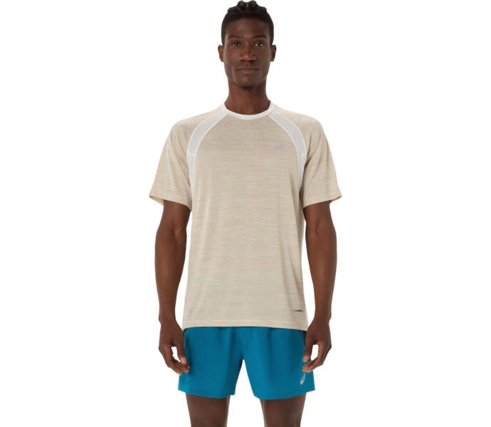Asics ROAD SS LÖPARTSHIRT Beige