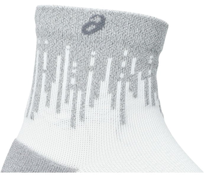 Asics PERFORMANCE RUN QUARTER LÖPARSTRUMPOR Vit