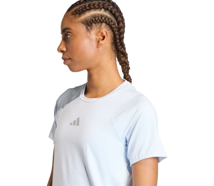 adidas ADIZERO TEE LÖPARTSHIRT Blå
