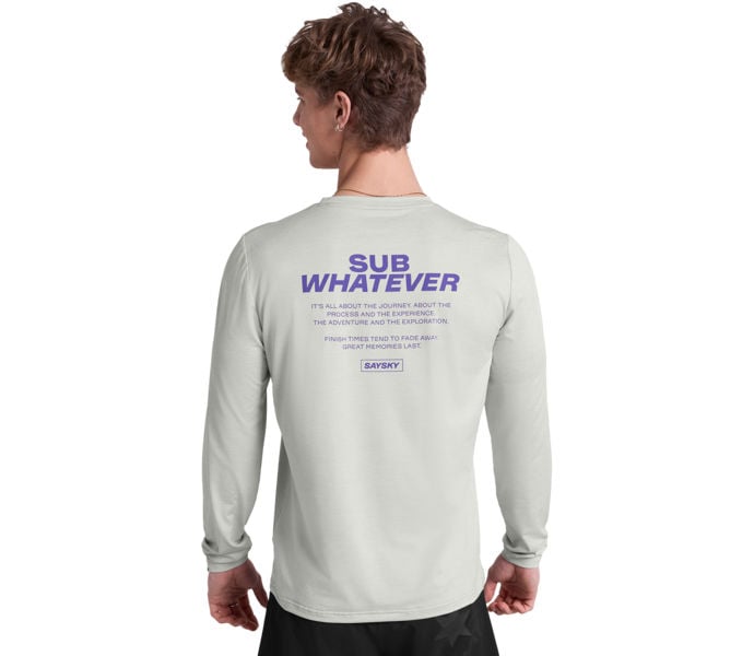 SAYSKY STATEMENT PACE LONG SLEEVE LÖPARTRÖJA Grå
