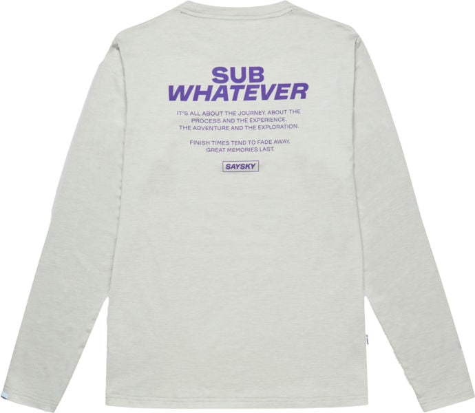 SAYSKY STATEMENT PACE LONG SLEEVE LÖPARTRÖJA Grå