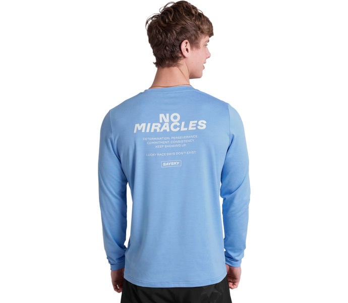 SAYSKY STATEMENT PACE LONG SLEEVE LÖPARTRÖJA Blå
