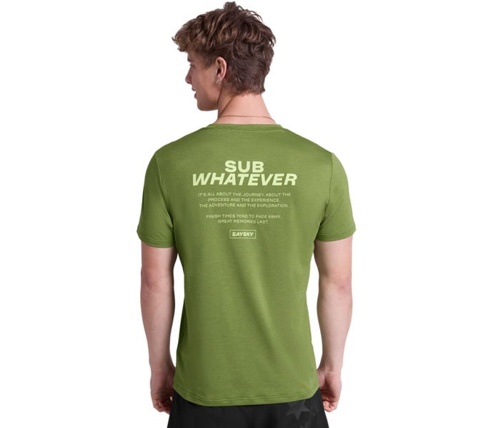 SAYSKY STATEMENT PACE T-SHIRT LÖPARTRÖJA Grön