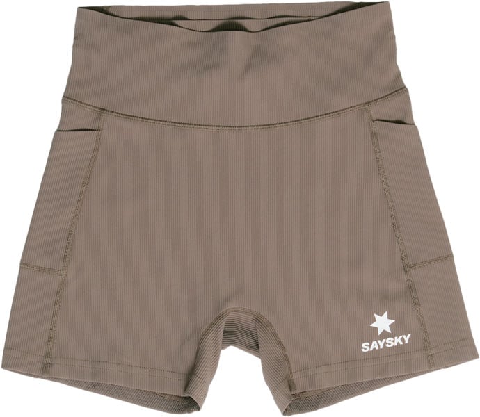 SAYSKY COMBAT+ RIB SHORT TIGHTS 4" LÖPARSHORTS Brun